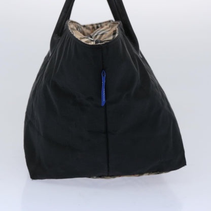 Burberry Label Auth Nylon Beige Tote Bag