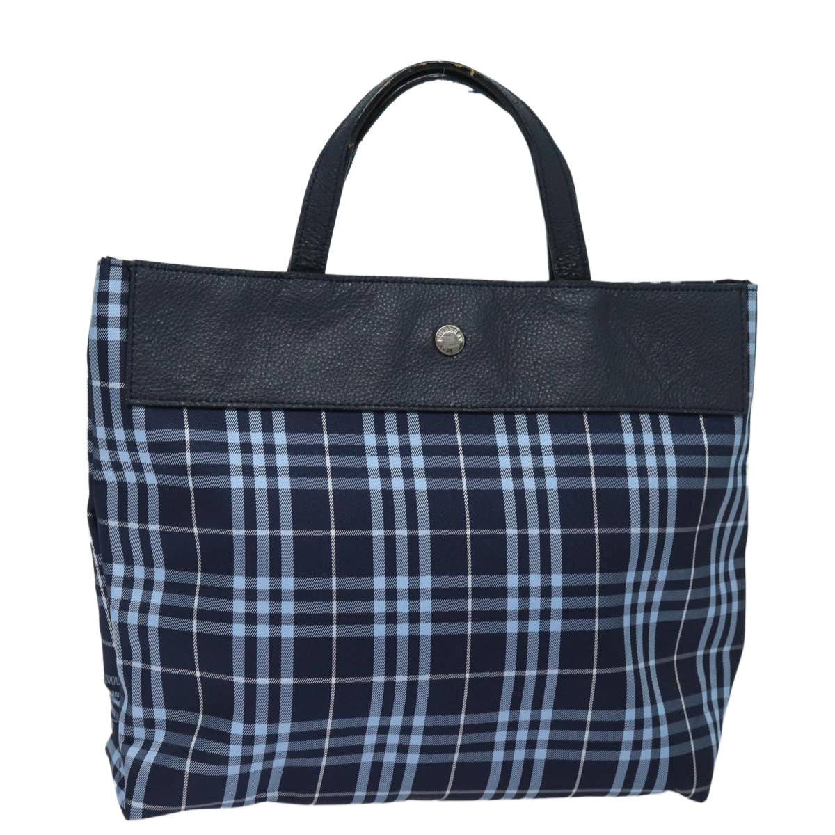 Burberry Nova Auth Nylon Blue Handbag Style 2