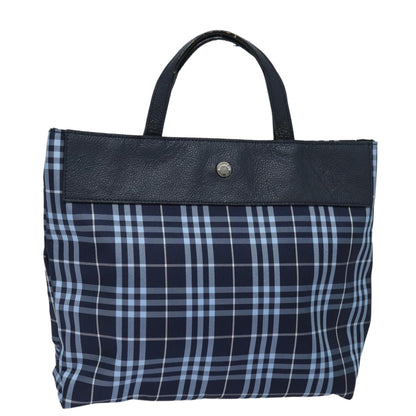 Burberry Nova Auth Nylon Blue Handbag Style 2