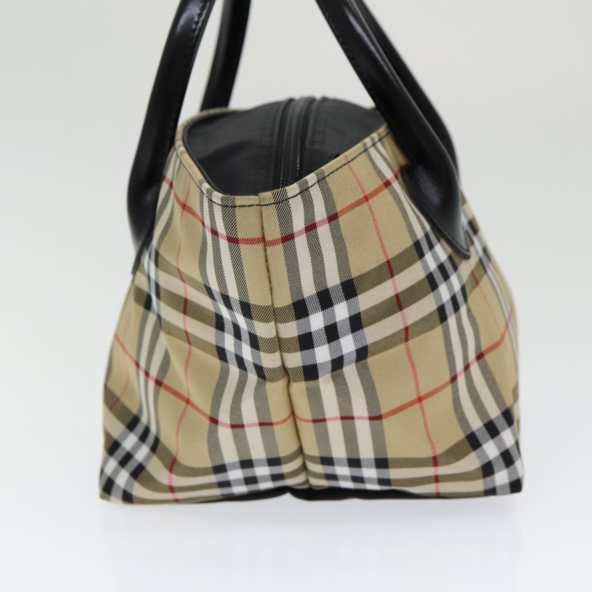 Burberry Nova Label Nylon Beige Handbag Style 6