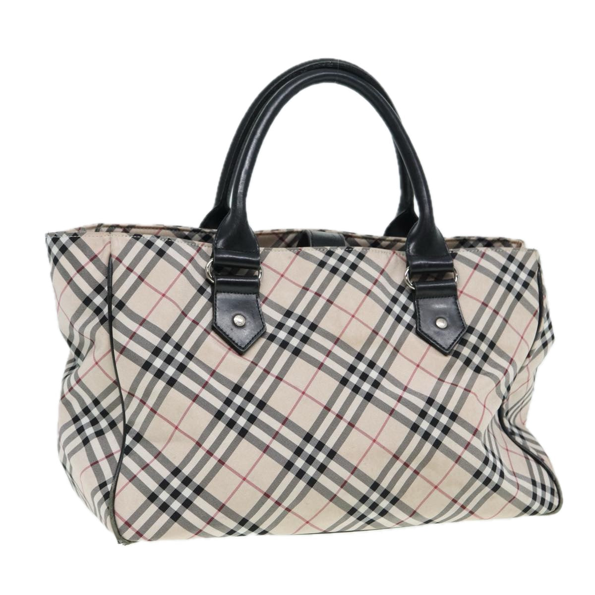 Burberry Nova Label Nylon Black Handbag Style 3