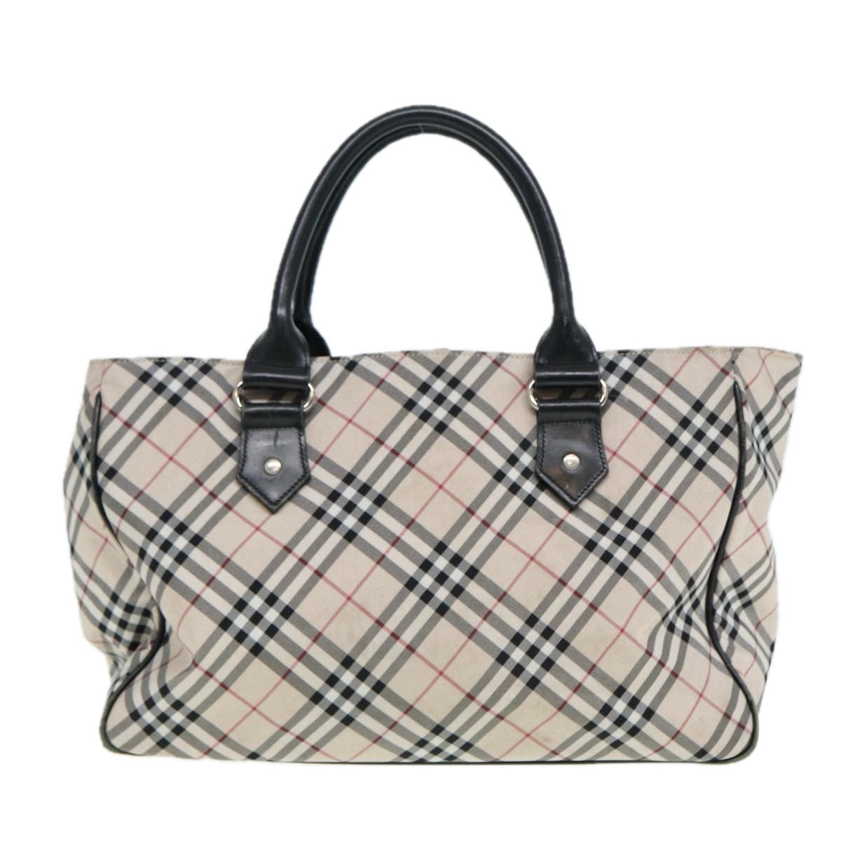 Burberry Nova Label Nylon Black Handbag Style 3