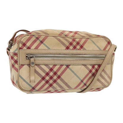 Burberry Nova Label Canvas Beige Shoulder Bag Style 3