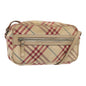 Burberry Nova Label Canvas Beige Shoulder Bag Style 3
