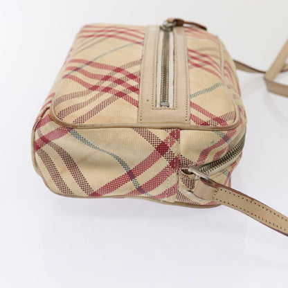 Burberry Nova Label Canvas Beige Shoulder Bag Style 3