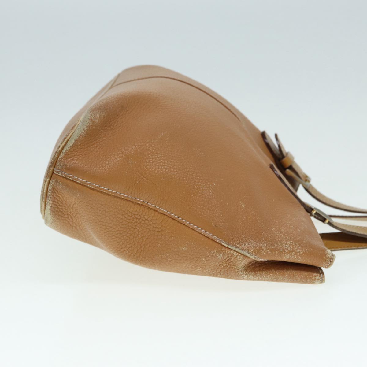 Burberry BurberrySs Auth Leather Brown Handbag Style 6