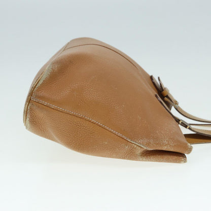 Burberry BurberrySs Auth Leather Brown Handbag Style 6