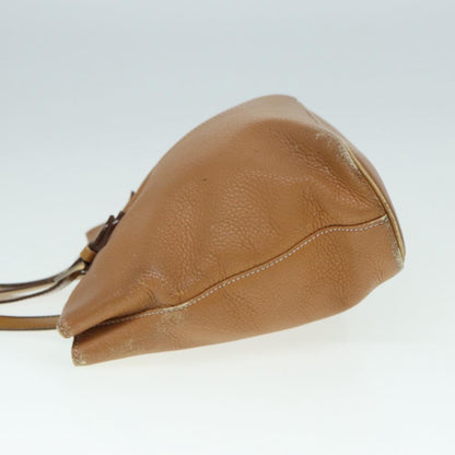Burberry BurberrySs Auth Leather Brown Handbag Style 6
