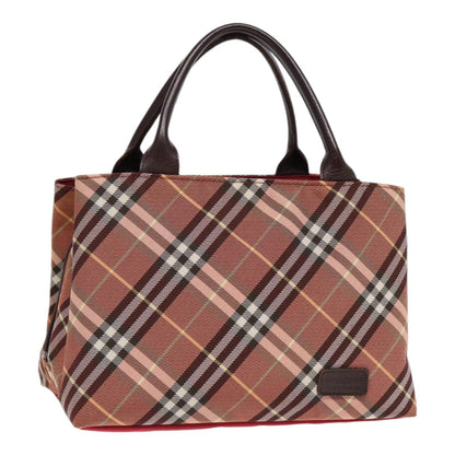 Burberry Nova Label Nylon Brown Handbag Style 3