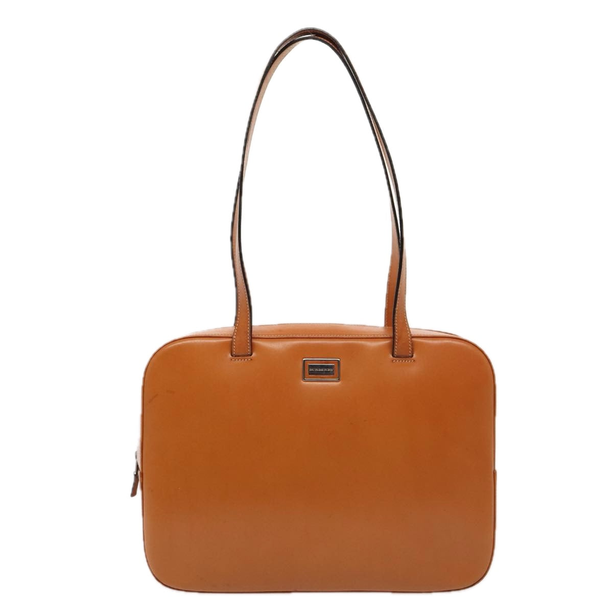 Burberry Auth Leather Brown Shoulder Bag Style 3