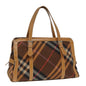 Burberry Nova Label Canvas Brown Handbag Style 2