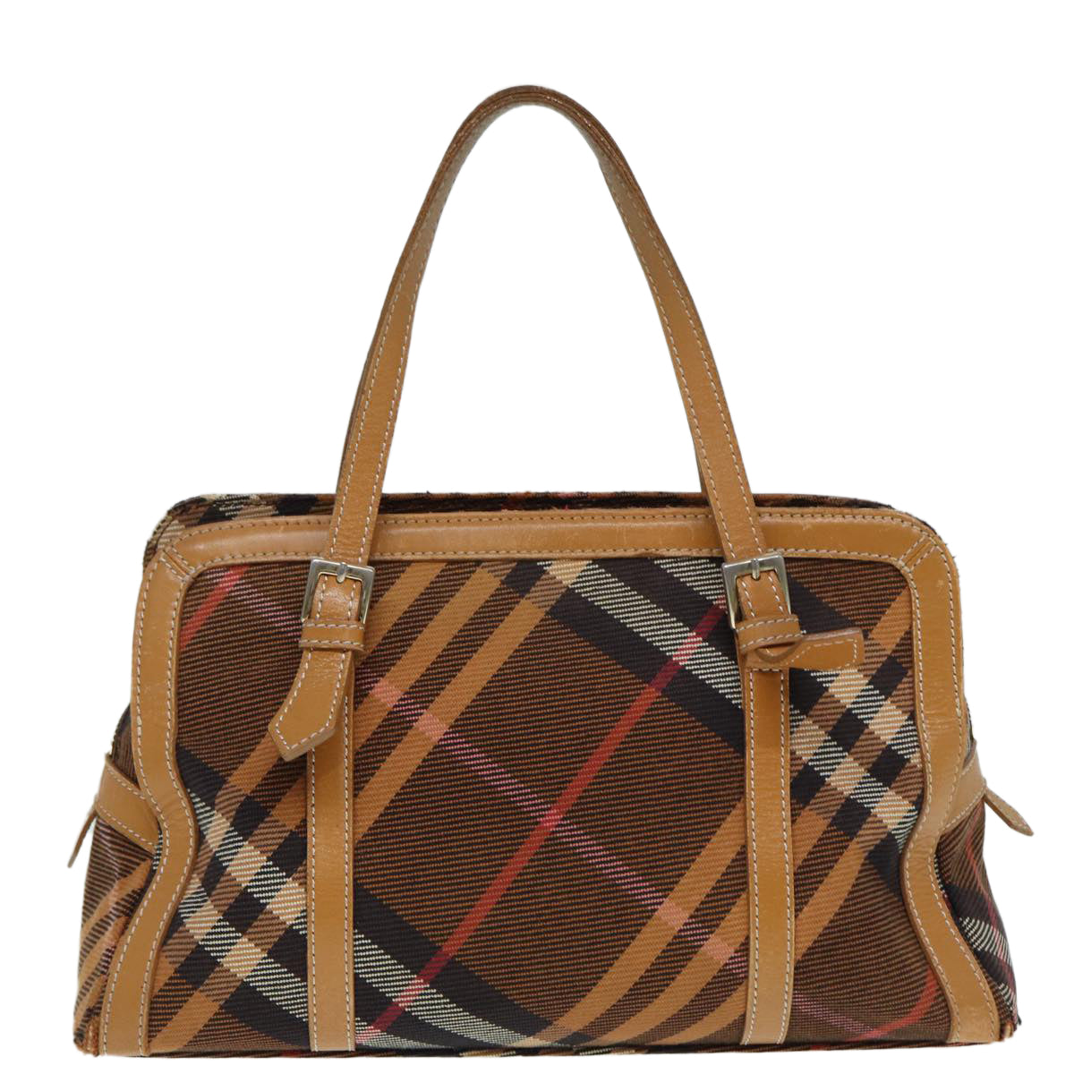 Burberry Nova Label Canvas Brown Handbag Style 2
