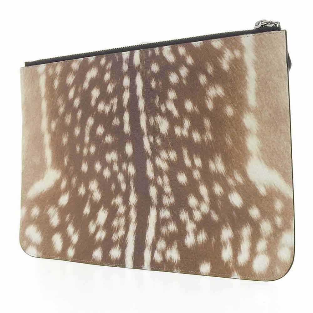 Burberry London Leopard Brown Clutch Bag