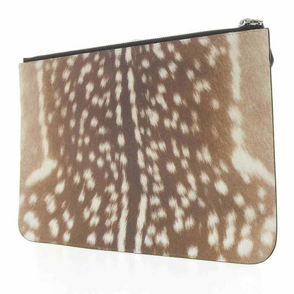 Burberry London Leopard Brown Clutch Bag
