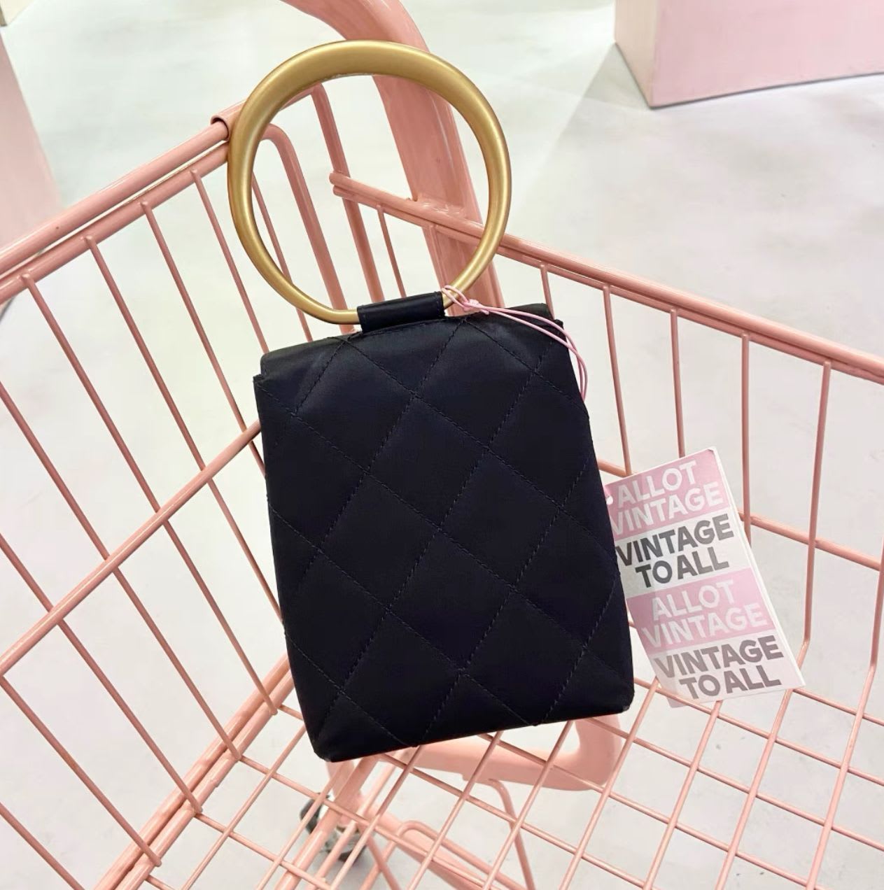 Chanel Luxury Satin Black Handbag Rovelle Bags