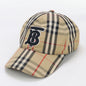 BURBERRY Baseball cap TB logo Nova check cap cotton Multicolor mens(unisex)