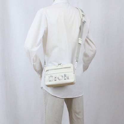 Christian Dior 1SFPO101YWM_H19E Shoulder Bag white leather Rovelle Bags