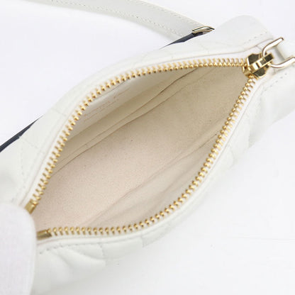 Dior S7200ONOA Shoulder Bag Dior Vibe Micro Hobo 2way Quilted Chain Mini Bag lambskin white Women Rovelle Bags