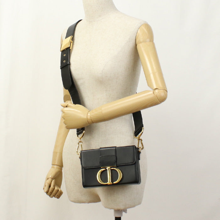Dior M9204SBAV_M989 Shoulder Bag 30 Montaigne Box Bag leather black Women Rovelle Bags