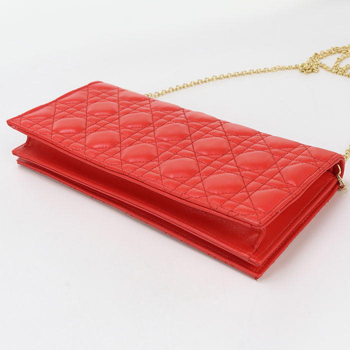 Dior Shoulder Bag Canage Lady Dior ChainShoulder Bag lambskin black Women Rovelle Bags