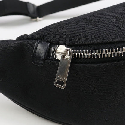 CELINE Belt bag Triomphe Jacquard body bag canvas mens