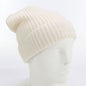CELINE 2AD902070 Knit cap Triomphe Knit cap/Knit cap white wool Women
