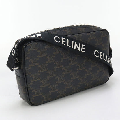 CELINE 19450 2CIM.38OG Medium messenger Triomphe Shoulder Bag black Women