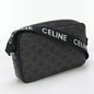 CELINE 19450 2CIM.38OG Medium messenger Triomphe Shoulder Bag black Women