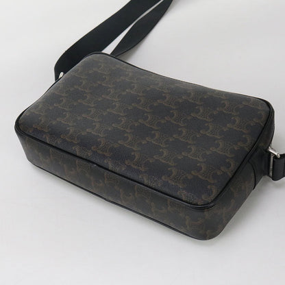 CELINE 19450 2CIM.38OG Medium messenger Triomphe Shoulder Bag black Women
