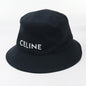 CELINE 2AU5B968P bucket hat/cotton 100% black unisex