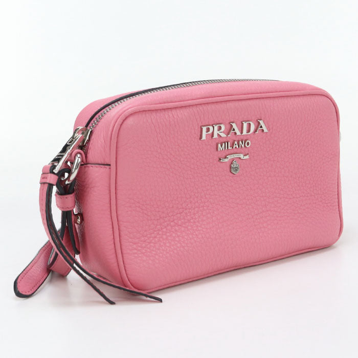 Prada 1Bh096 Shoulder Bag Safiano Crossbody Bag Leather Pink Women Rovelle Bags