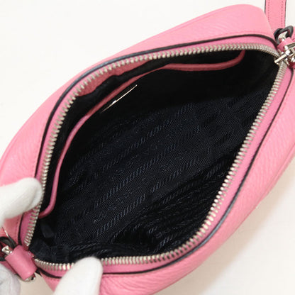 Prada 1Bh096 Shoulder Bag Safiano Crossbody Bag Leather Pink Women Rovelle Bags