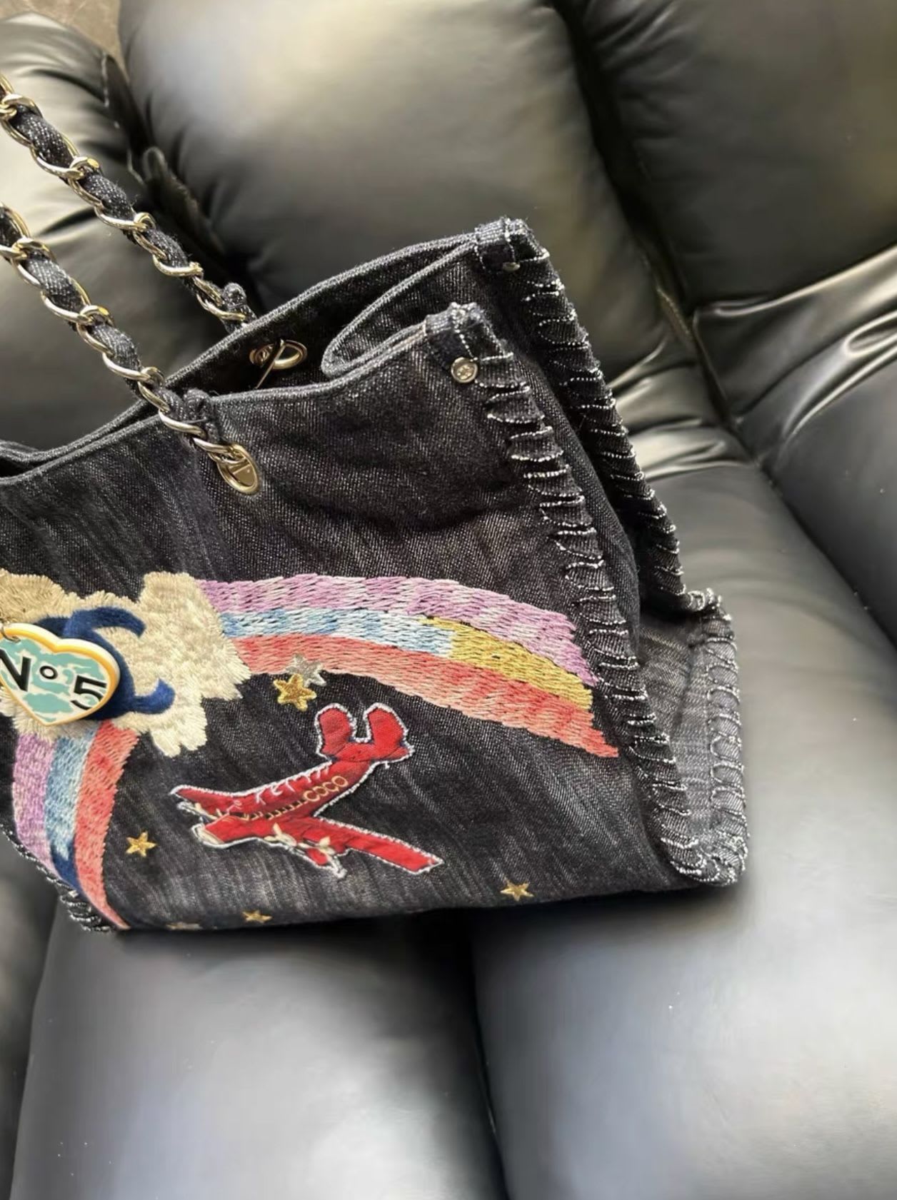 Chanel Luxury Leather Tote Bag Rovelle Bags