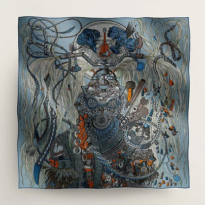Hermes Wild Rhythm Scarf 100