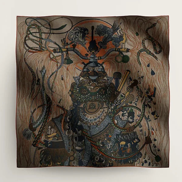 Hermes Wild Rhythm Scarf 100