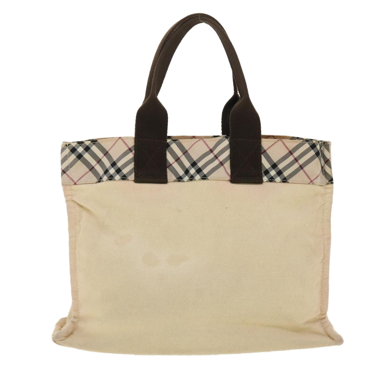 Burberry Nova Label Canvas Beige Tote Bag Style 3