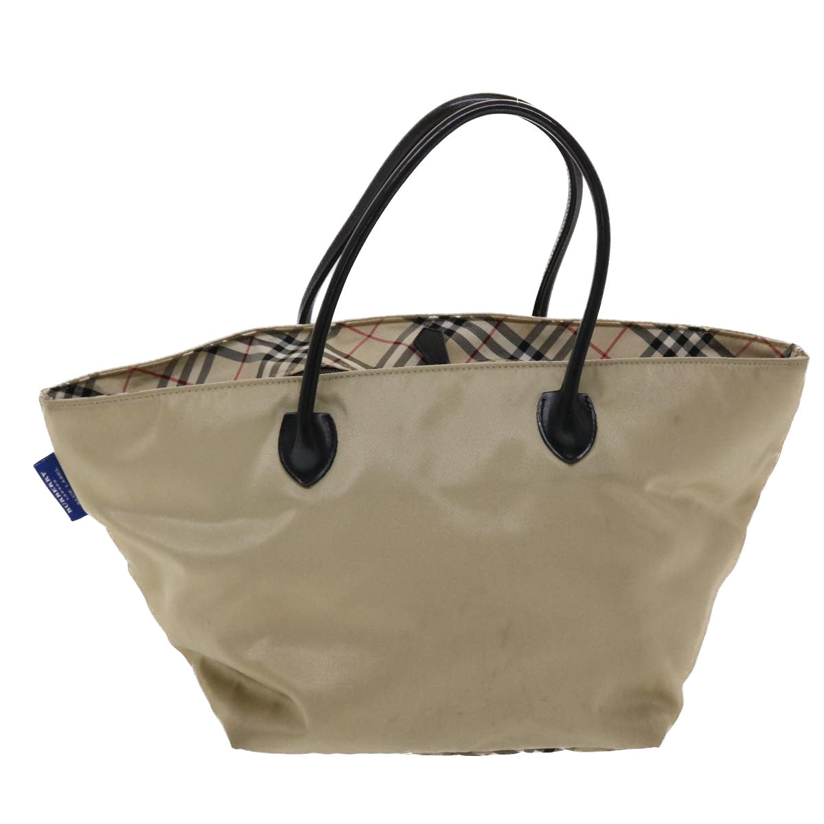 Burberry Nova Label Nylon Black Tote Bag