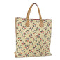 Burberry Label Auth Canvas Beige Tote Bag Style 4
