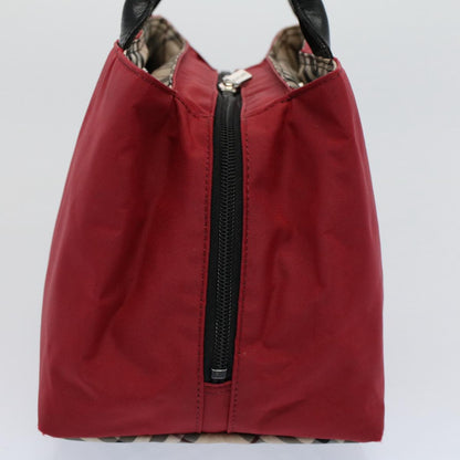 Burberry Auth Nylon Red Handbag