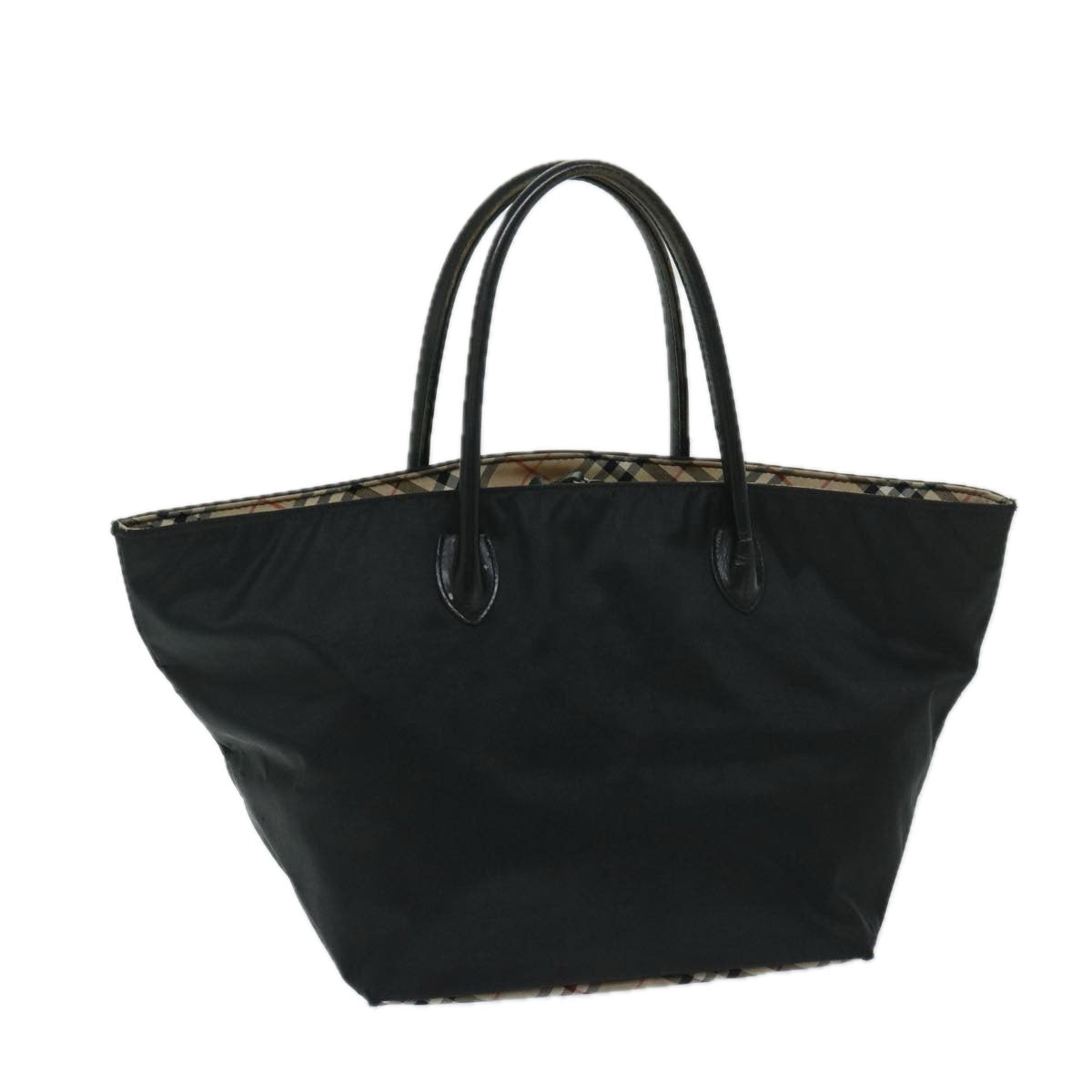 Burberry BURBERRYSs Label Nylon Black Handbag