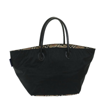 Burberry BURBERRYSs Label Nylon Black Handbag