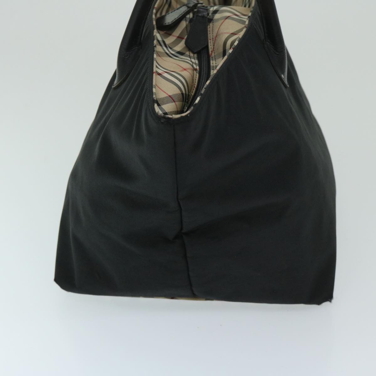 Burberry BURBERRYSs Label Nylon Black Handbag