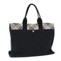 Burberry Nova Label Canvas Black Handbag
