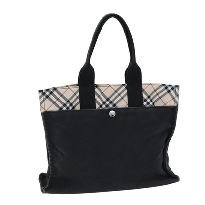 Burberry Nova Label Canvas Black Handbag Style 2