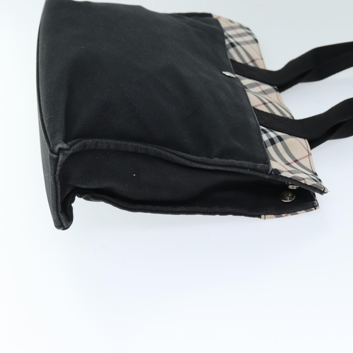 Burberry Nova Label Canvas Black Handbag Style 2