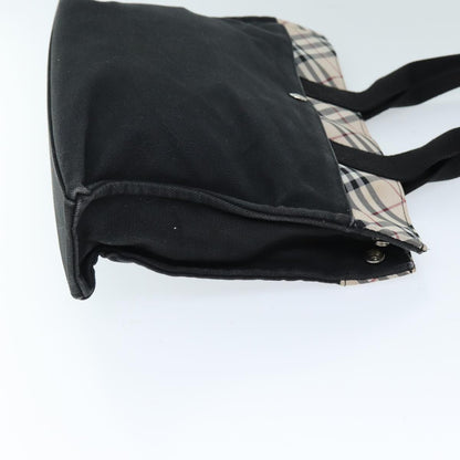 Burberry Nova Label Canvas Black Handbag Style 2