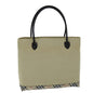 Burberry Nova Label Nylon Beige Tote Bag Style 2