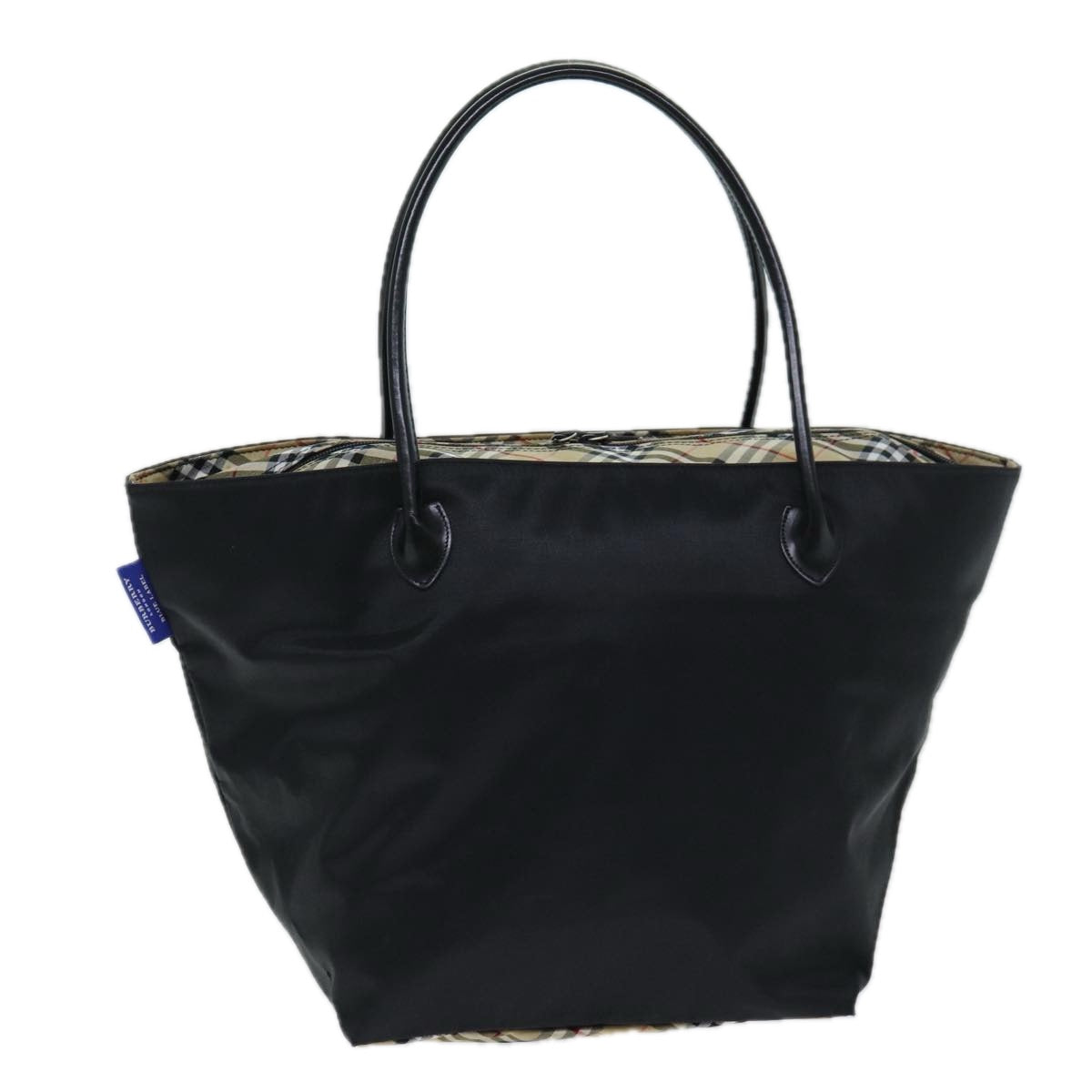 Burberry Nova Label Nylon Black Tote Bag Style 2