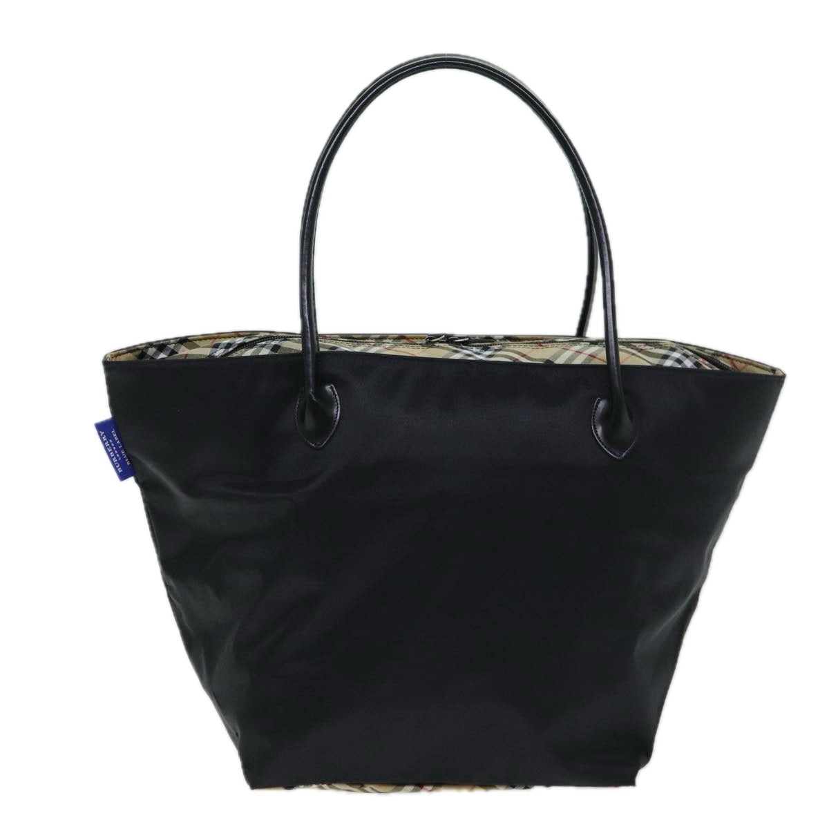 Burberry Nova Label Nylon Black Tote Bag Style 2