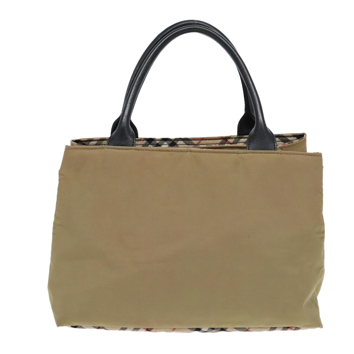 Burberry Nova Auth Leather Black Handbag Style 5
